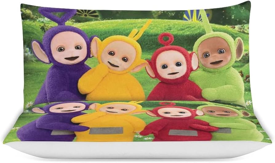 テレタビーズ　新品　枕、布団シーツ Amazon｜テレタビーズ 寝具セット シングル寝具カバーセット